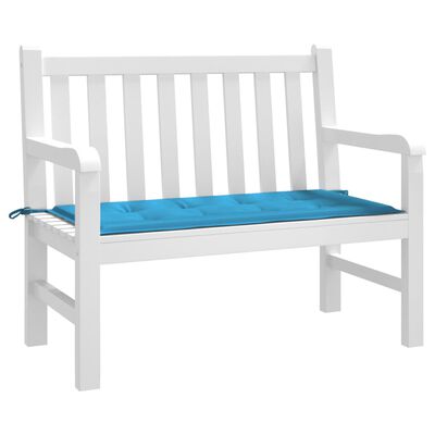vidaXL Poduška na zahradní lavici modrá 120x50x3 cm oxfordská látka