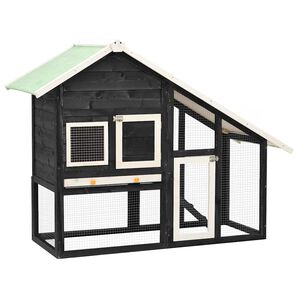 vidaXL Kr&aacute;l&iacute;k&aacute;rna &scaron;ed&aacute; a b&iacute;l&aacute; 140 x 63 x 120 cm masivn&iacute; jedlov&eacute; dřevo