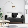 vidaXL Loveseat Sofa Černý 109 cm samet