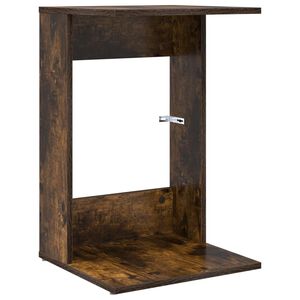 vidaXL Bočn&iacute; stůl Kouřov&yacute; dub 40 x 38 x 62,5 cm Kompozitn&iacute; dřevo