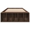 vidaXL R&aacute;m postele hněd&yacute; dub 75 x 190 cm kompozitn&iacute; dřevo