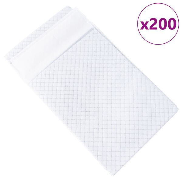 vidaXL Tréninková podložka pro mazlíčky 200 pcs 120 x 80 cm