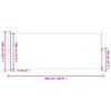vidaXL Zatahovací boční markýza 200 x 500 cm krémová