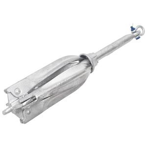 vidaXL Skl&aacute;dac&iacute; kotva Silver 10 kg ž&aacute;rově pozinkovan&aacute; litina