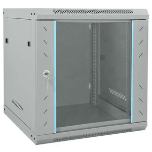 vidaXL S&iacute;ťov&yacute; kabinet s &uacute;loži&scaron;těm &Scaron;ed&aacute; 53 x 60 x 60 cm Ocel