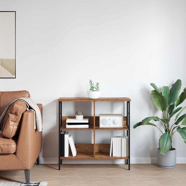 vidaXL Knihovna Star&eacute; dřevo 82 x 32 x 79 cm kompozitn&iacute; dřevo