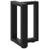 vidaXL Nohy konferenčn&iacute;ho stolku ve tvaru T, 2 ks, čern&eacute;, 28 x 25 x (42-43) cm, ocel