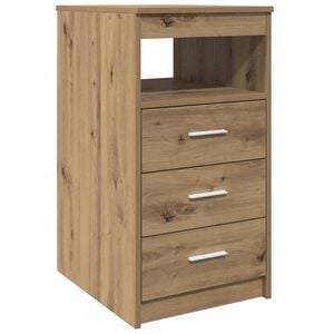 vidaXL Komoda se z&aacute;suvkami dub artisan 40x50x76 cm kompozitn&iacute; dřevo