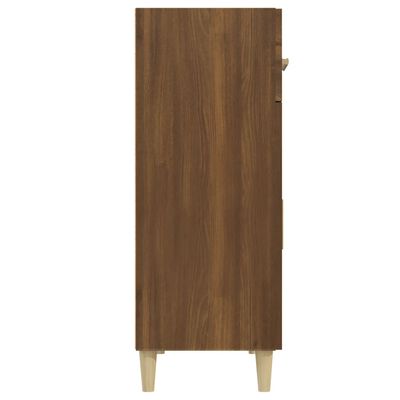 vidaXL Příborník hnědý dub 69,5 x 34 x 89 cm kompozitní dřevo