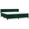 vidaXL Box spring postel s matrac&iacute; tmavě zelen&aacute; 200x200 cm samet