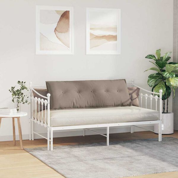 vidaXL Pol&scaron;t&aacute;ř na z&aacute;da Taupe 140 x 50 cm Mikrovl&aacute;kno