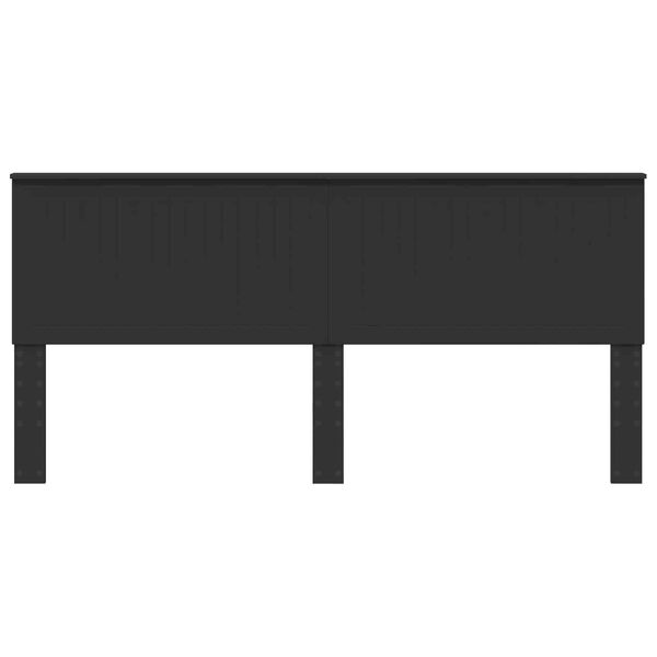 vidaXL Čelo postele s čelo Čern&yacute; dub 200 cm Kompozitn&iacute; dřevo