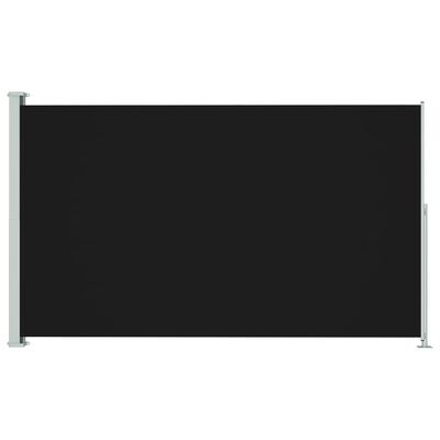 vidaXL Zatahovací boční markýza 200 x 300 cm černá
