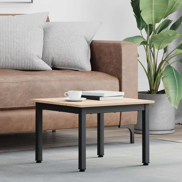 vidaXL Konferenčn&iacute; stolek Př&iacute;rodn&iacute; 50 x 50 x 36 cm