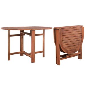 vidaXL Zahradn&iacute; stůl 120 x 70 x 74 cm masivn&iacute; ak&aacute;ciov&eacute; dřevo