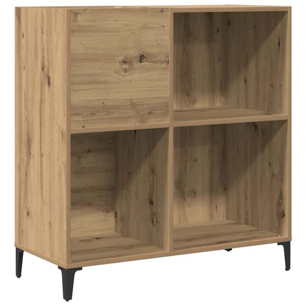 vidaXL Skř&iacute;ňka na LP desky dub artisan 84,5x38x89 cm kompozitn&iacute; dřevo