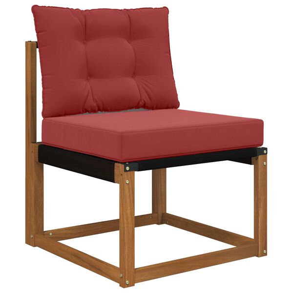 vidaXL Venkovn&iacute; pol&scaron;t&aacute;ř na pohovku 2 pcs v&iacute;nov&aacute; červen&aacute; Polyester