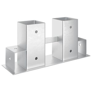 Pomůcka na stohov&aacute;n&iacute; palivov&eacute;ho dř&iacute;v&iacute; 12 pcs Stř&iacute;brn&aacute; 34 x 10 x 15 cm