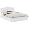 vidaXL Postel s &uacute;ložn&yacute;m prostorem B&iacute;l&aacute; 140 x 190 cm Kompozitn&iacute; dřevo