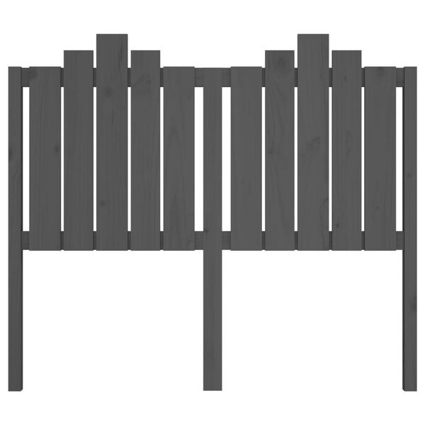 vidaXL Čelo postele &scaron;ed&eacute; 126 x 4 x 110 cm masivn&iacute; borovice