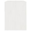 vidaXL Noční stolek bílý 40 x 31 x 40 cm masivní borové dřevo