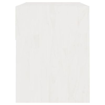 vidaXL Noční stolek bílý 40 x 31 x 40 cm masivní borové dřevo