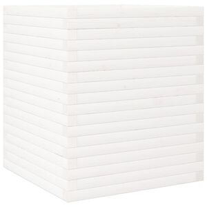 vidaXL Zahradn&iacute; truhl&iacute;k b&iacute;l&yacute; 60 x 60 x 68,5 cm masivn&iacute; borovice