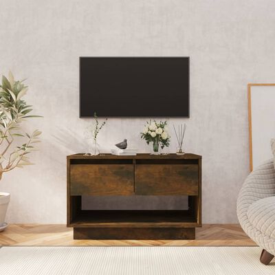 vidaXL TV stolek kouřový dub 70 x 41 x 44 cm dřevotříska