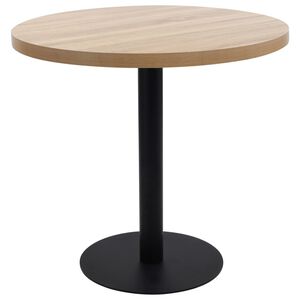 vidaXL Bistro stolek světle hněd&yacute; 80 cm MDF