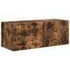 vidaXL TV wall cabinet 78,5 x 31 x 29,5 cm Kouřov&yacute; dub