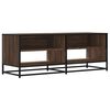 vidaXL TV skř&iacute;ňka hněd&yacute; dub 120,5 x 40 x 46 cm kompozitn&iacute; dřevo a kov