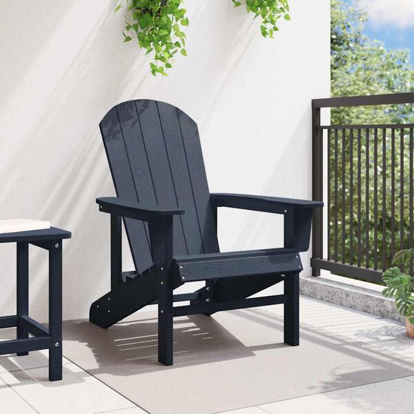 vidaXL Adirondack židle N&aacute;mořnick&aacute; modr&aacute; 82 x 74 x 92 cm HDPE