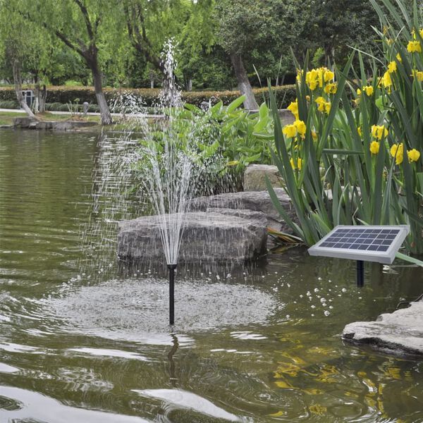 Jezírková fontána se solárním modulem a akumulátorem - 3,5 W