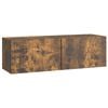 vidaXL N&aacute;stěnn&aacute; TV skř&iacute;ň 98 x 31 x 30 cm Kouřov&yacute; dub Kompozitn&iacute; dřevo