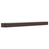 vidaXL Vyv&yacute;&scaron;en&yacute; z&aacute;hon pozinkovan&aacute; ocel 620x80x36 cm hněd&yacute;