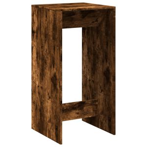 vidaXL Barov&yacute; stůl kouřov&yacute; dub 51 x 50 x 103,5 cm kompozitn&iacute; dřevo