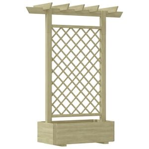 vidaXL Zahradn&iacute; pergola s truhl&iacute;kem 162 x 56 x 204 cm dřevo