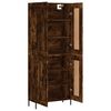 vidaXL Skř&iacute;ň highboard kouřov&yacute; dub 69,5 x 34 x 180 cm kompozitn&iacute; dřevo