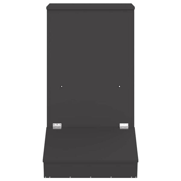 vidaXL Krmítko pro prasata Černá 82 x 51 x 91,5 cm