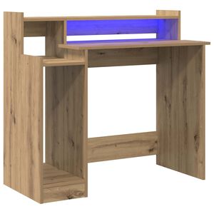 vidaXL Stůl Artisanov&yacute; dub 97 x 45 x 90 cm Kompozitn&iacute; dřevo