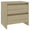 vidaXL Nočn&iacute; stolek dub sonoma 45 x 34,5 x 44,5 cm kompozitn&iacute; dřevo