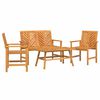 vidaXL Zahradn&iacute; lounge set 4 ks Hněd&aacute; Masivn&iacute; ak&aacute;tov&eacute; dřevo