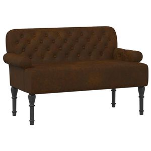 vidaXL Pohovka s knofl&iacute;kov&yacute;m pro&scaron;&iacute;v&aacute;n&iacute;m Hněd&aacute; 120 x 65 x 78 cm
