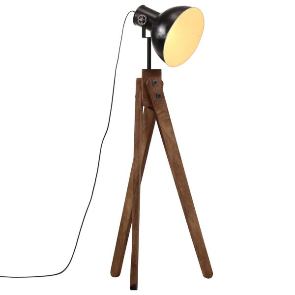 vidaXL Stojac&iacute; lampa 25 W čern&aacute; 45 x 45 x 120 cm E27