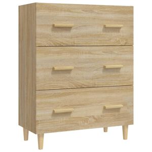 vidaXL Př&iacute;born&iacute;k dub sonoma 70 x 34 x 90 cm kompozitn&iacute; dřevo