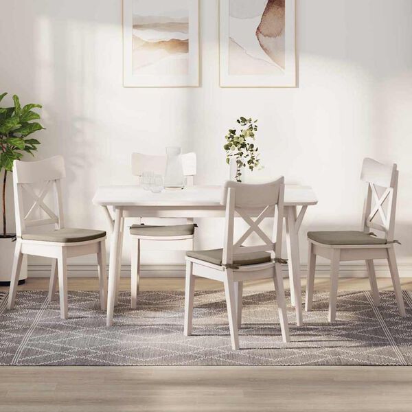 vidaXL Pol&scaron;t&aacute;ře na sedadla 4 pcs Taupe 40 x 40 x 3 cm Mikrovl&aacute;kno