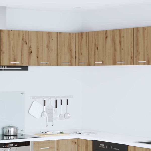 vidaXL Z&aacute;věsn&aacute; skř&iacute;ňka s &uacute;loži&scaron;těm Ťuh&yacute;k dub a b&iacute;l&aacute; 57 x 57 x 40 cm