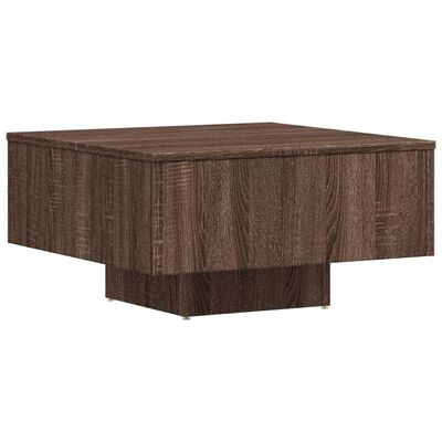 vidaXL Konferenční stolek hnědý dub 60x60x31,5 cm kompozitní dřevo