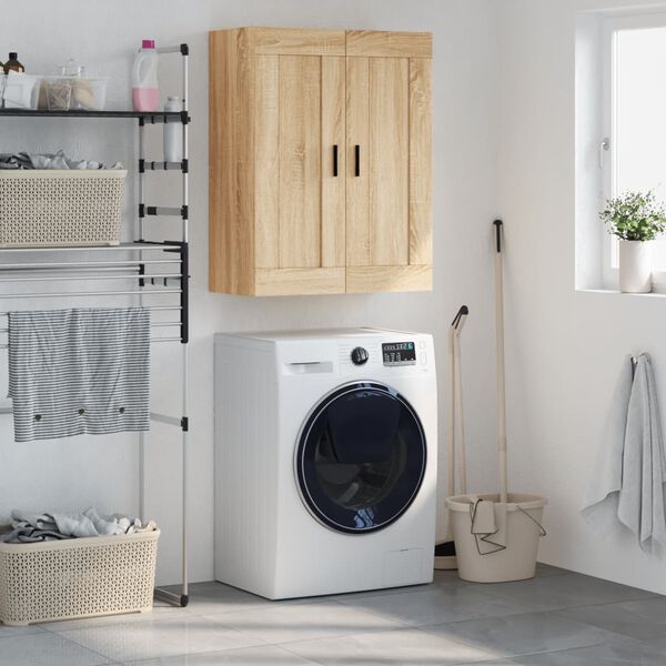 vidaXL Nástěnná skříňka dub sonoma 69,5 x 34 x 90 cm kompozitní dřevo