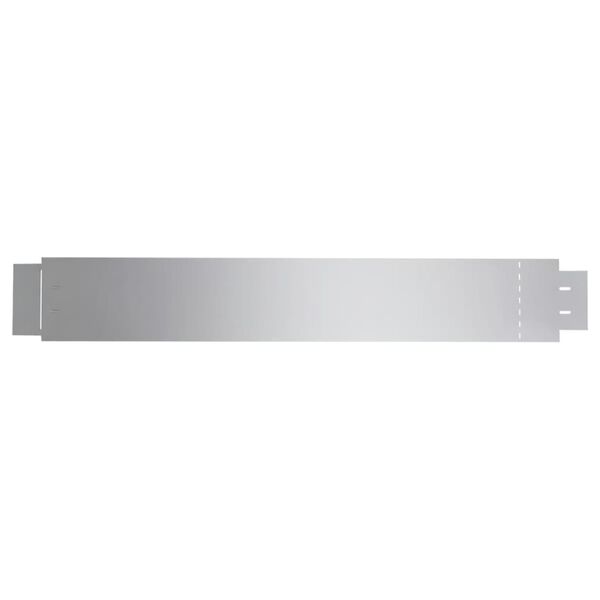 Sada 5 ks ohebných travních lemů pozinkovaná ocel 100 x 14 cm